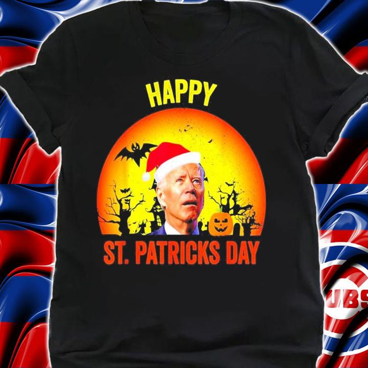 Anti Joe Biden Happy St.Patrick's Pumpkin Head Halloween shirt shirt