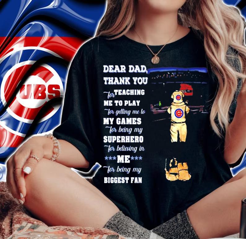 Dear dad thank you for teaching me to play shirt woman shirt