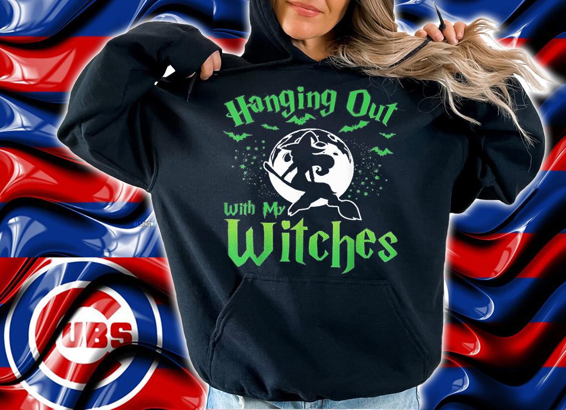 Hanging Out With My Witches Witches Bat Spooky T-Shirt