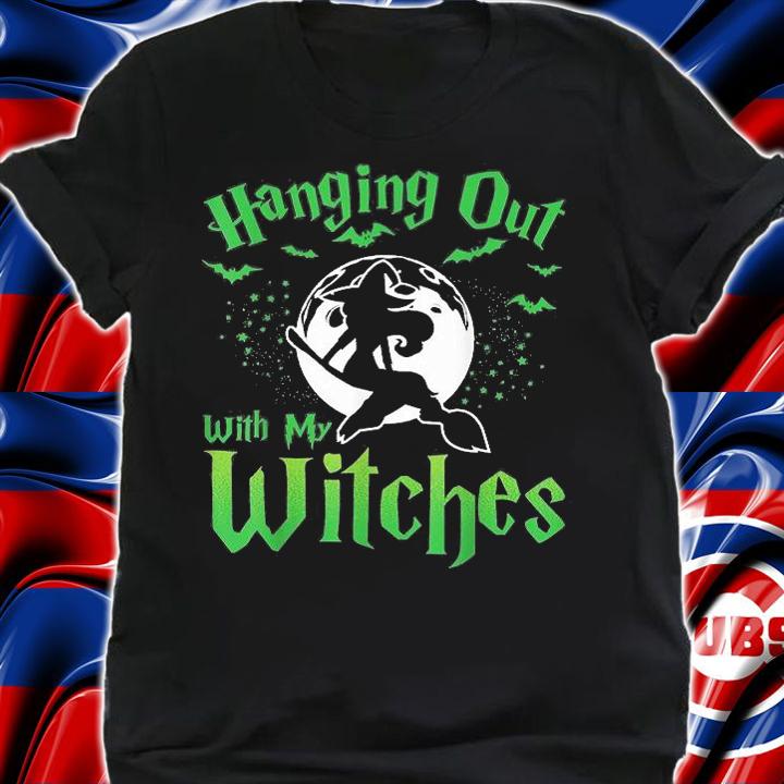 Hanging Out With My Witches Witches Bat Spooky T-Shirt