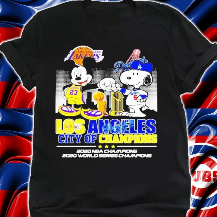 Los Angeles city of Champions 2020 NBA Champions shirt