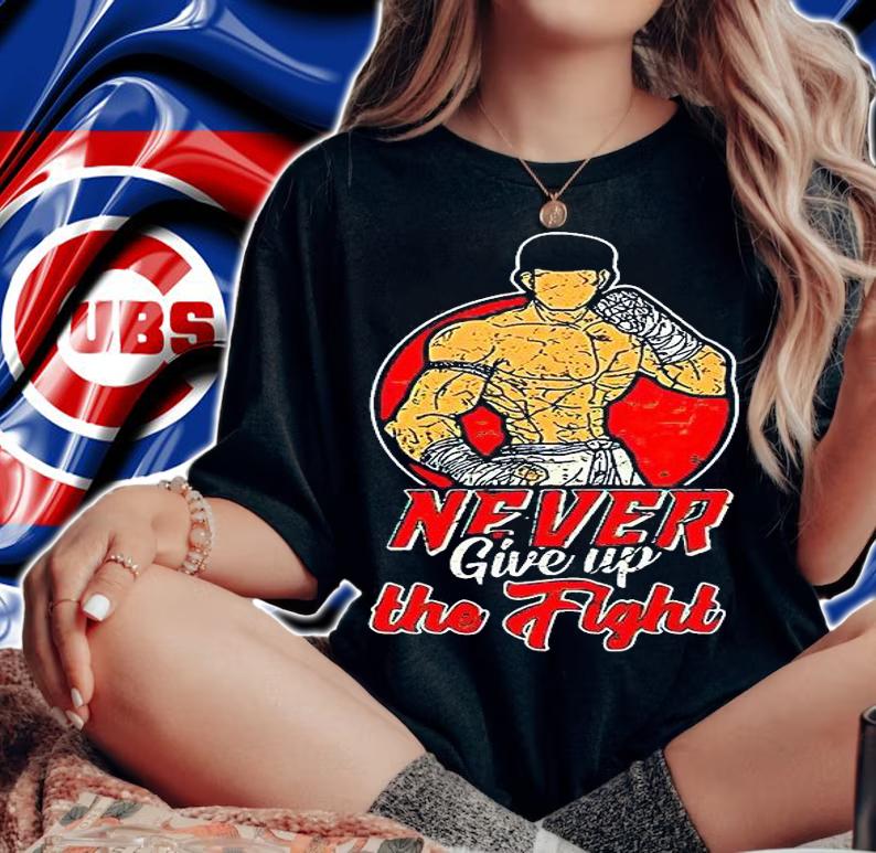 Martial meme never give up the fight T-shirt woman shirt