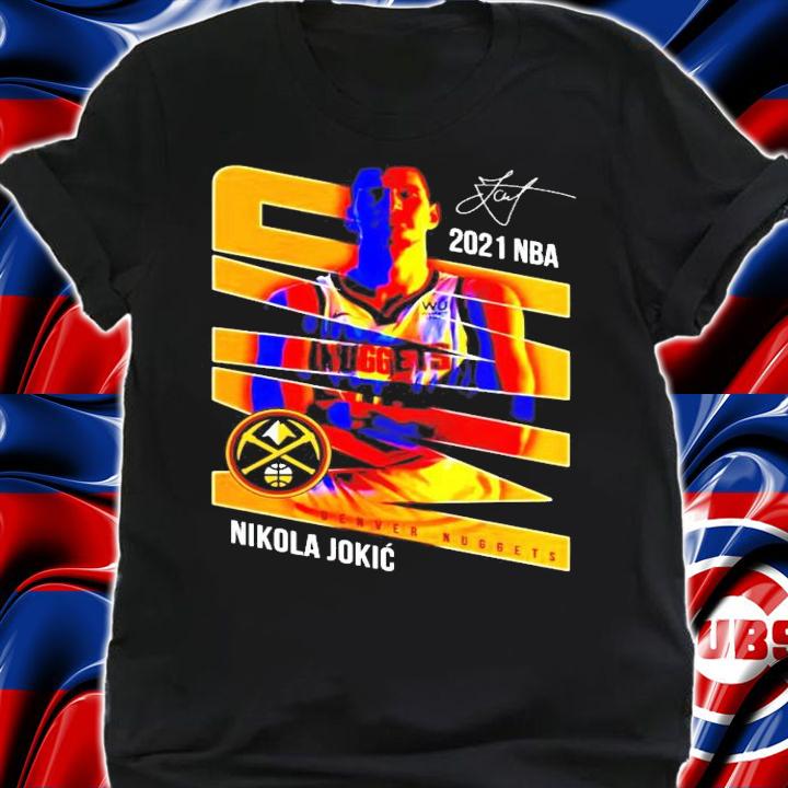 MVP 2021 NBA Nikola Jokic signature shirt