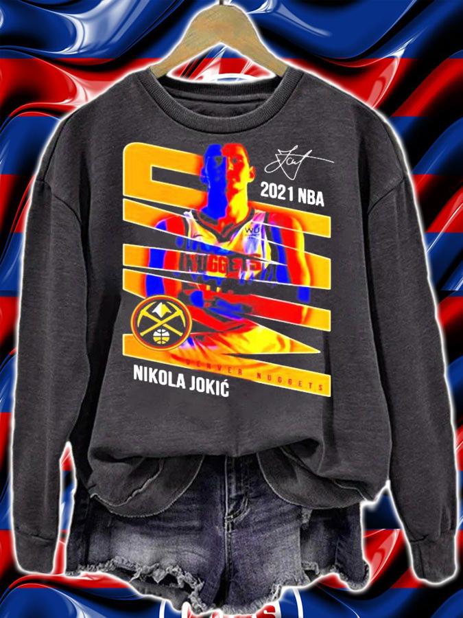 MVP 2021 NBA Nikola Jokic signature shirt