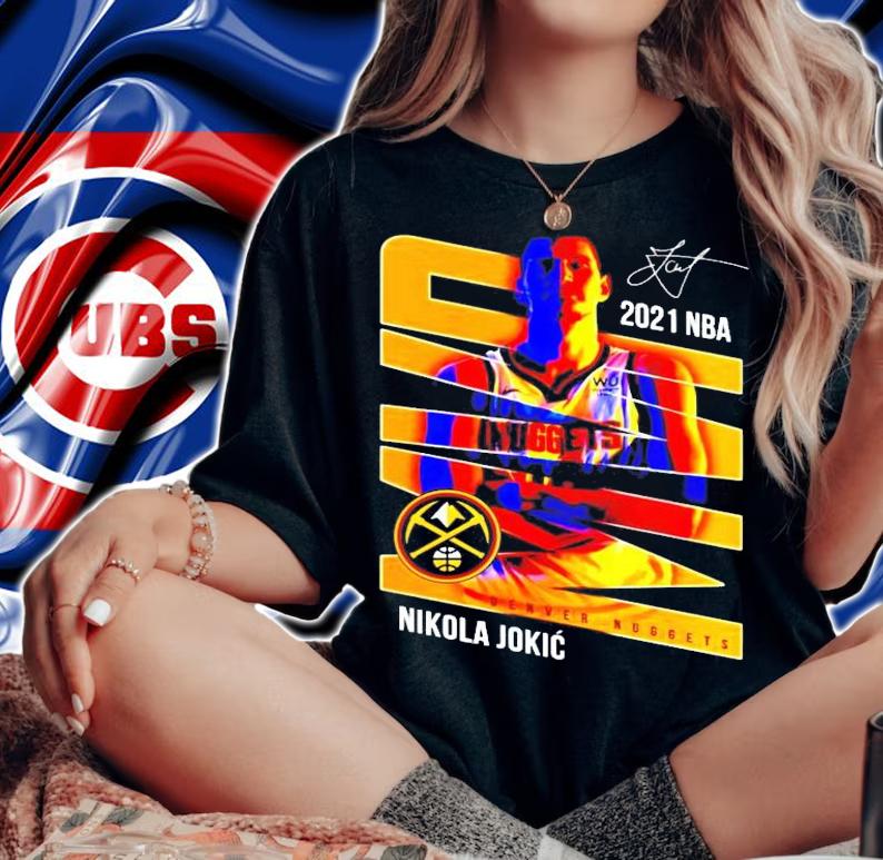 MVP 2021 NBA Nikola Jokic signature shirt