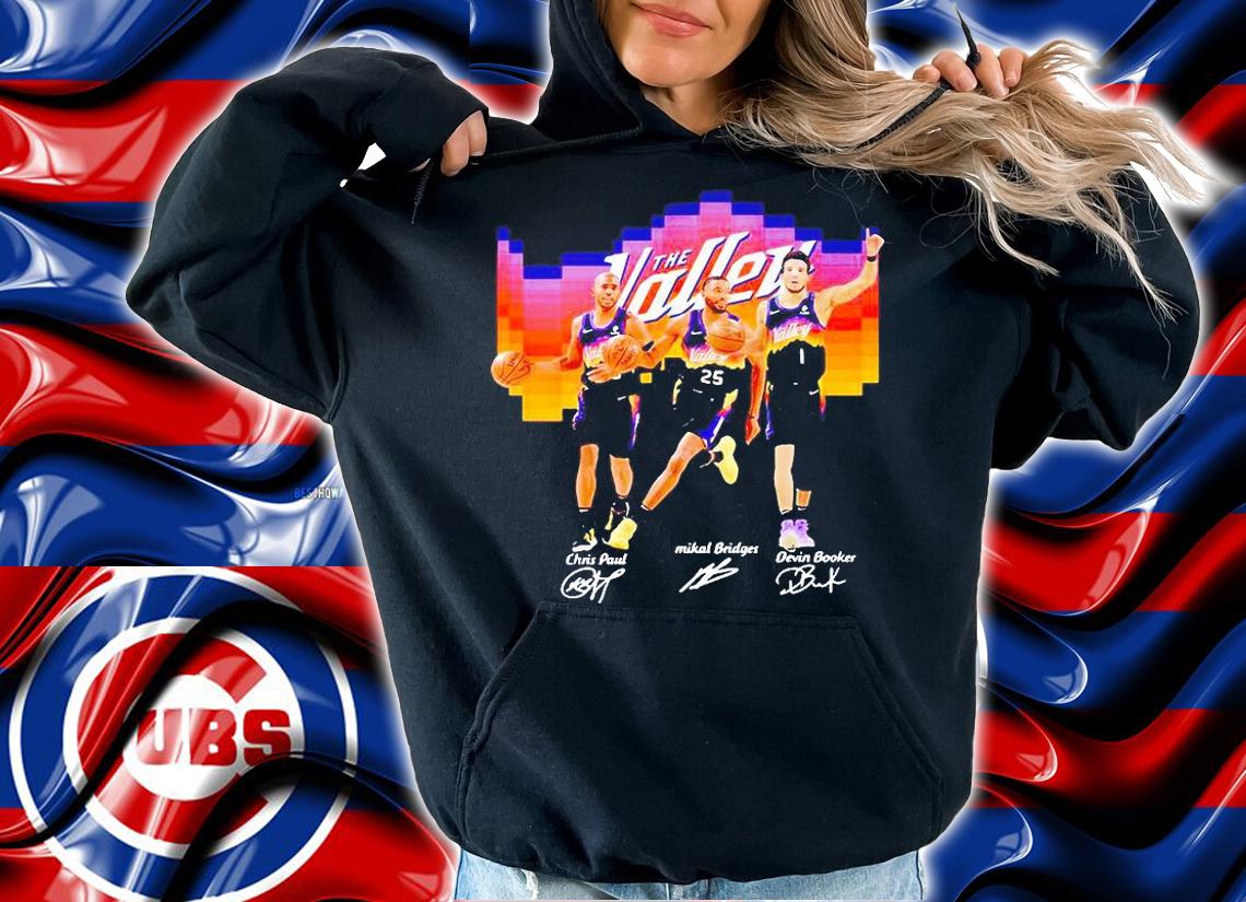 The Volley Chris Paul Mikal Bridges and Devin Booker shirt