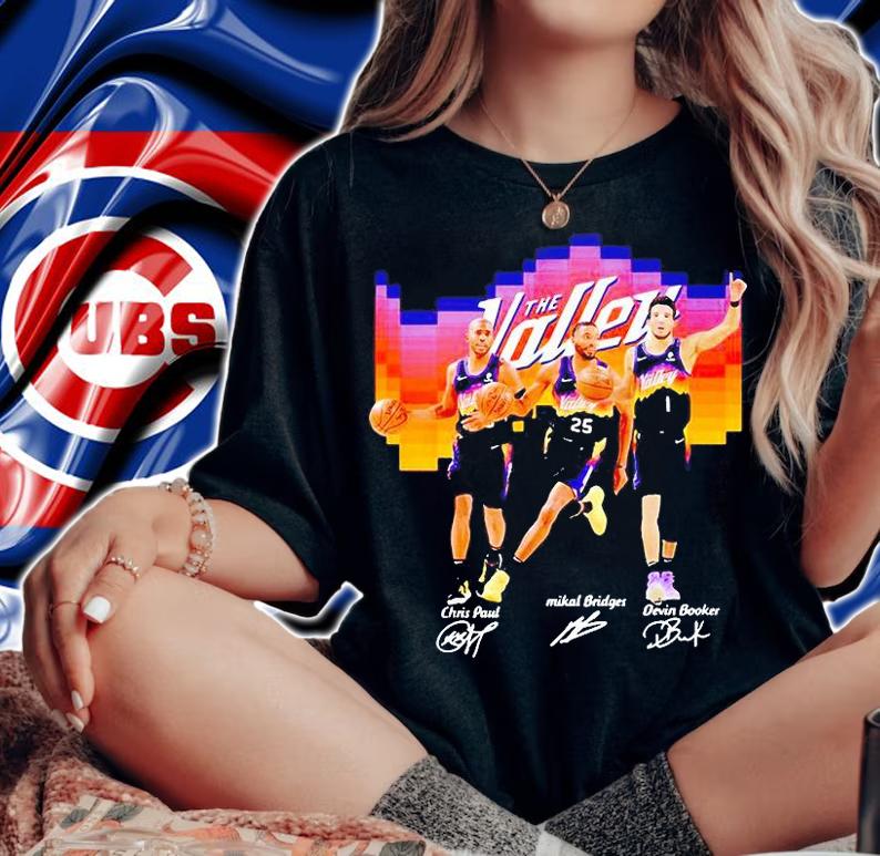 The Volley Chris Paul Mikal Bridges and Devin Booker shirt