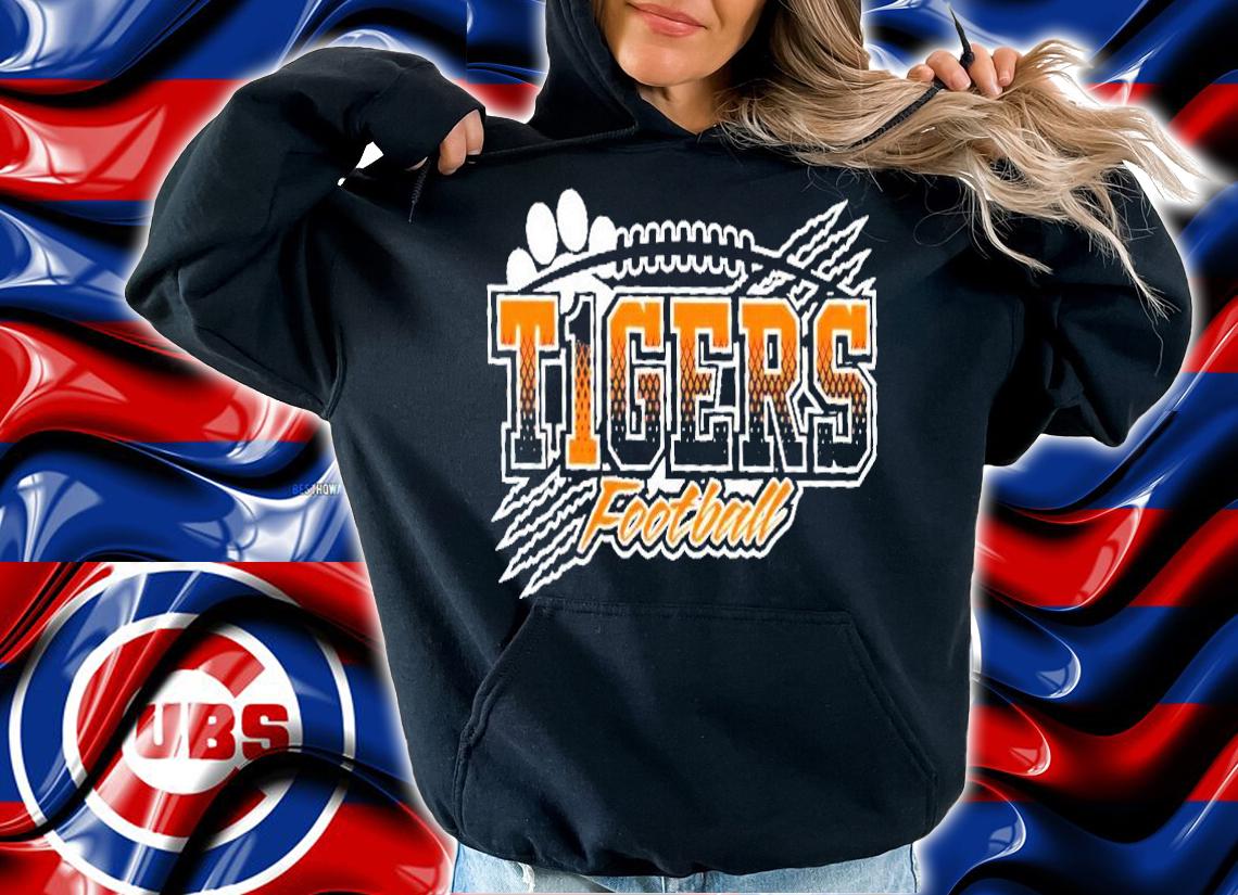 Tigers Football Claw Marks Transfer shirt