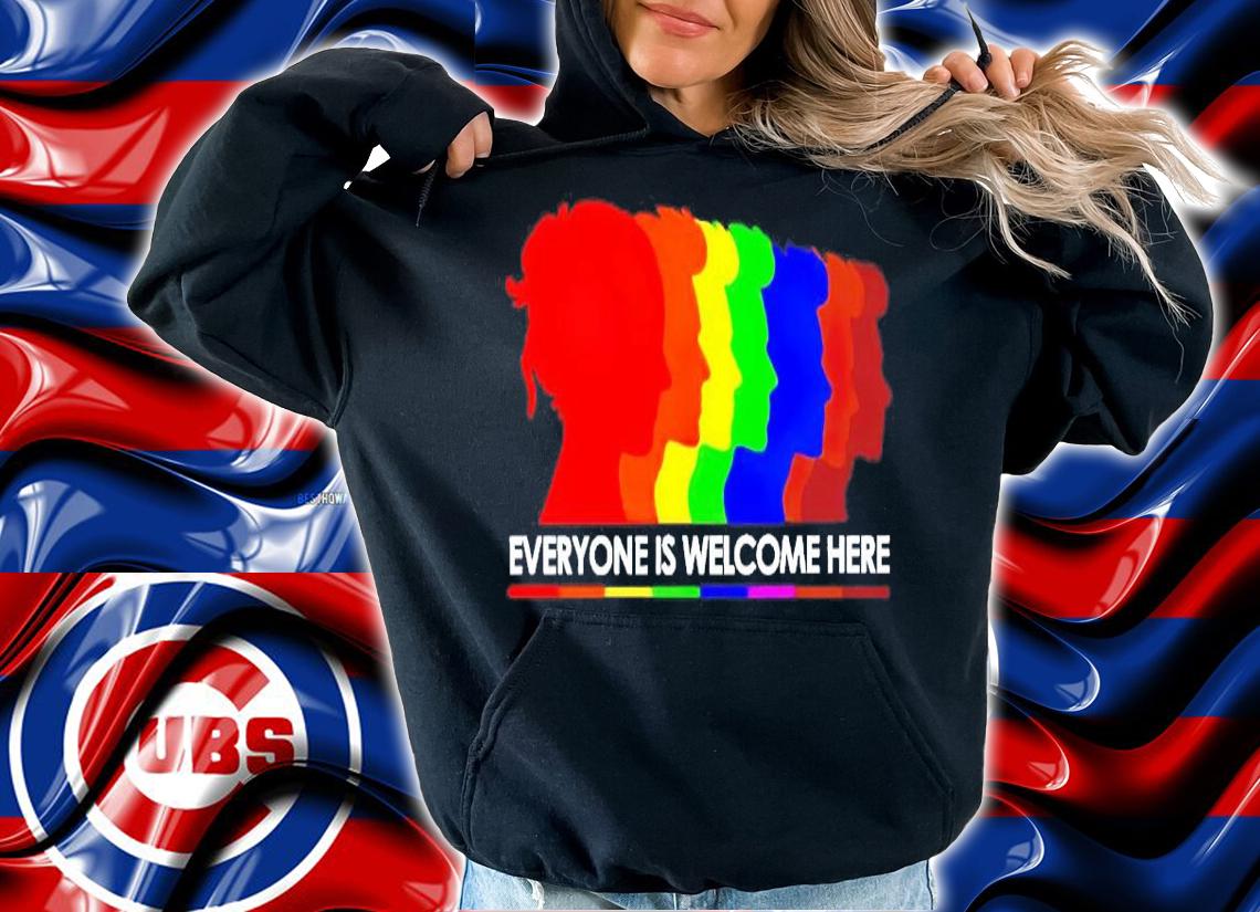 LGBT everyone is welcome here shirt