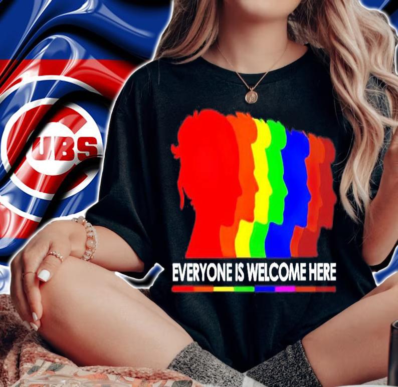 LGBT everyone is welcome here shirt