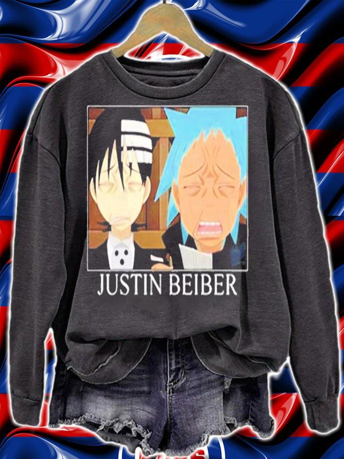 Soul Eater Justin Bieber t-shirt sweatshirt