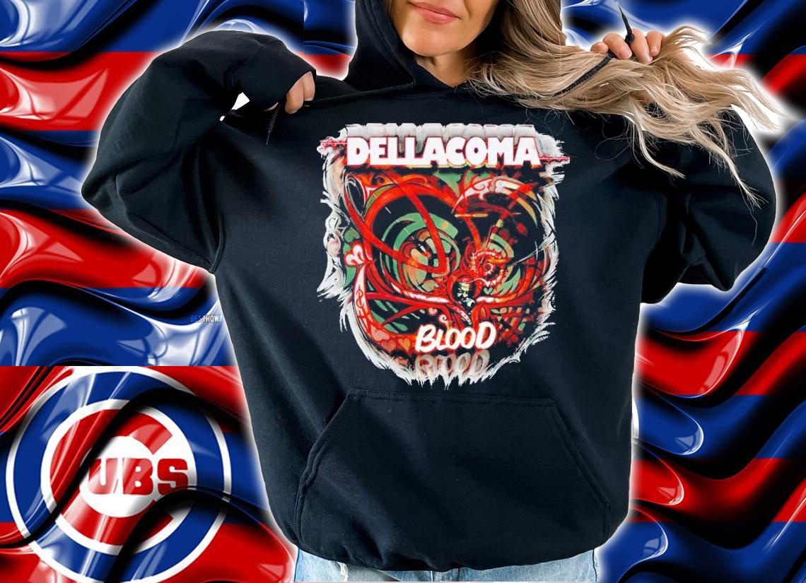 Dellacoma blood album alternate shirt hoodie