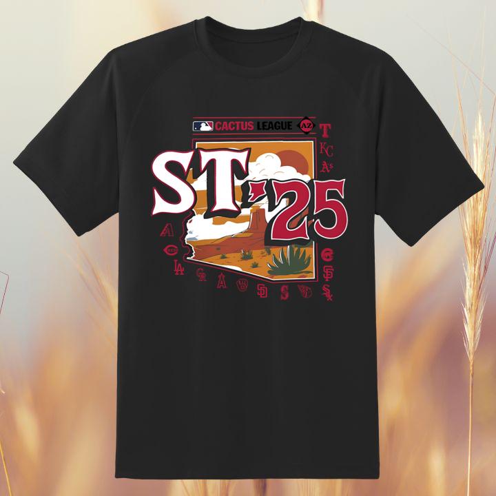Mlb 2025 Spring Training Cactus League Shirt
