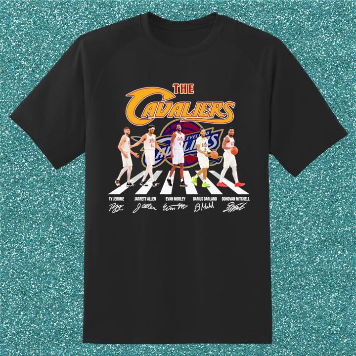 The Cleveland Cavaliers Abbey Road Signatures Funny Basketball T-Shirt