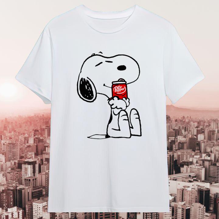 Cute Snoopy Hug Dr Pepper T-Shirt