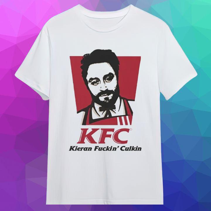 Kieran Culkin Actor Oscars 2025 Parody Kfc Kieran Fuckin' Culkin T-Shirt