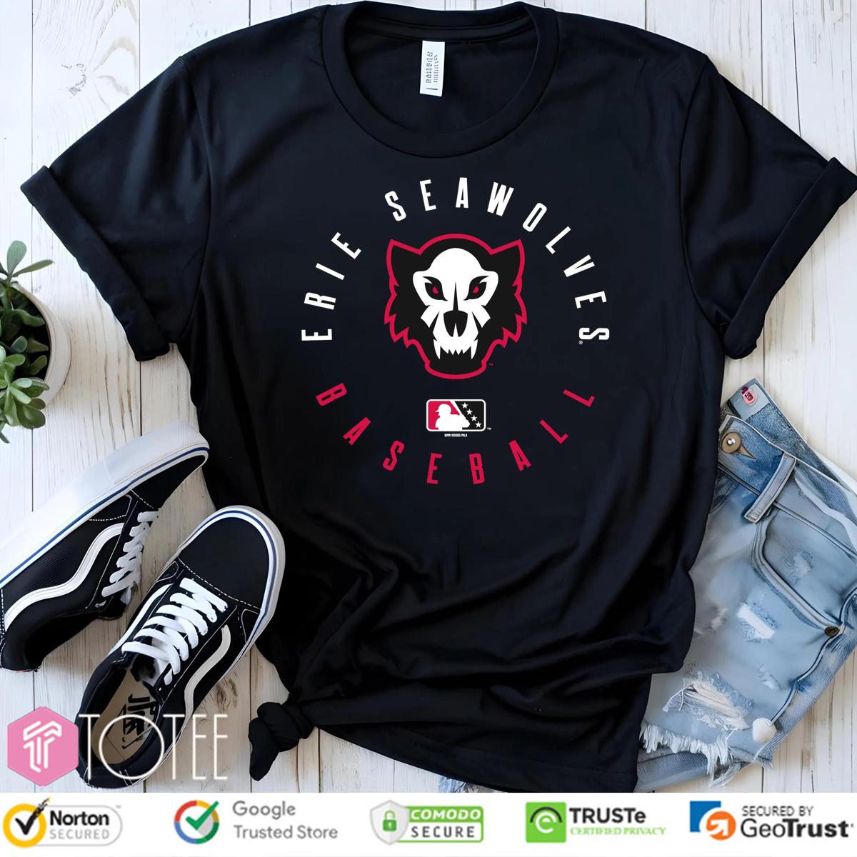 Erie Seawolves Br Howling Dead Baseball Fan T-Shirt