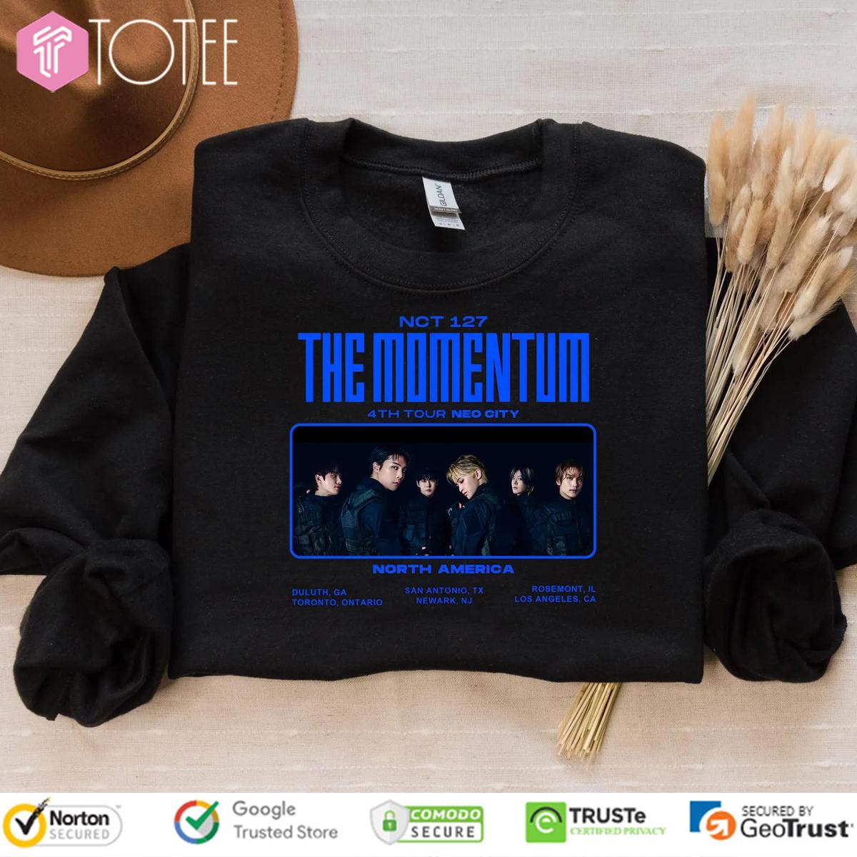 Nct 127 The Momentum 4Th Tour Neo City North America T-Shirt