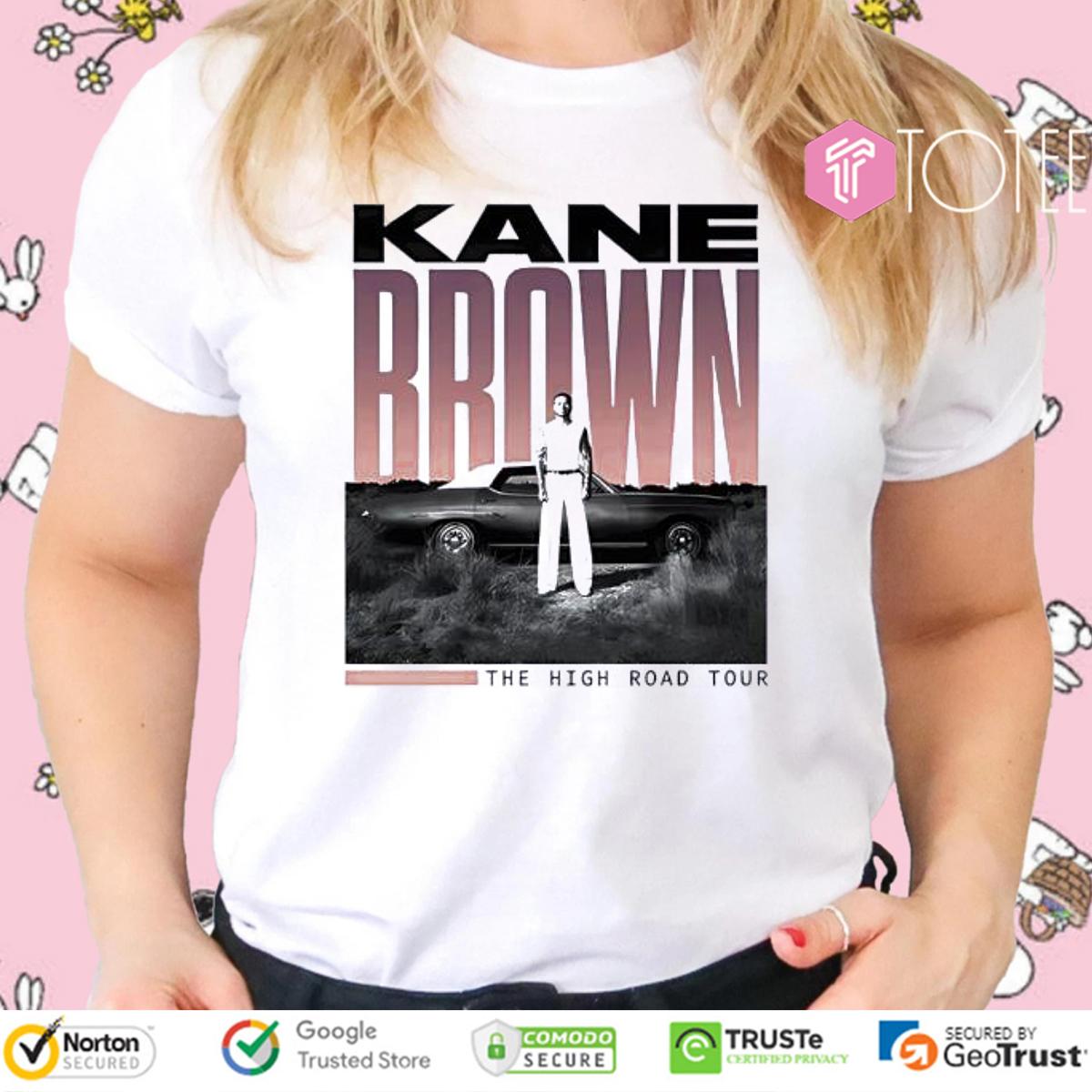 Kane Brown The High Road Tour 2024 Official Concert T-Shirt