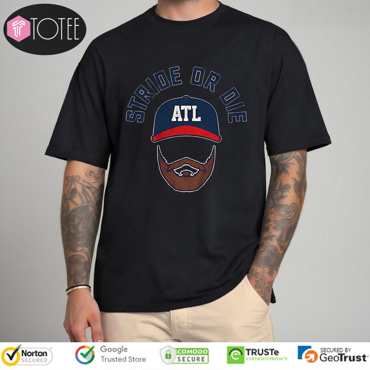 Spencer Strider Stride Or Die Atlanta Braves T-Shirt