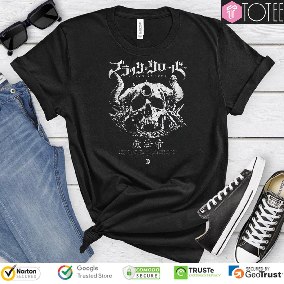 Hage Black Clover Demon Skull T-Shirt
