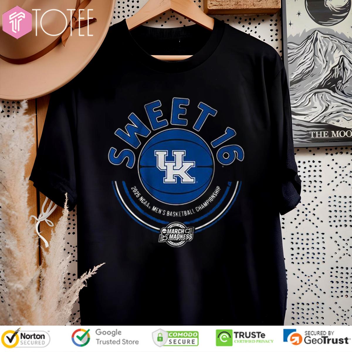 Kentucky Wildcats Sweet Sixteen 2025 NCAA Men's Basketball Championship Shirt