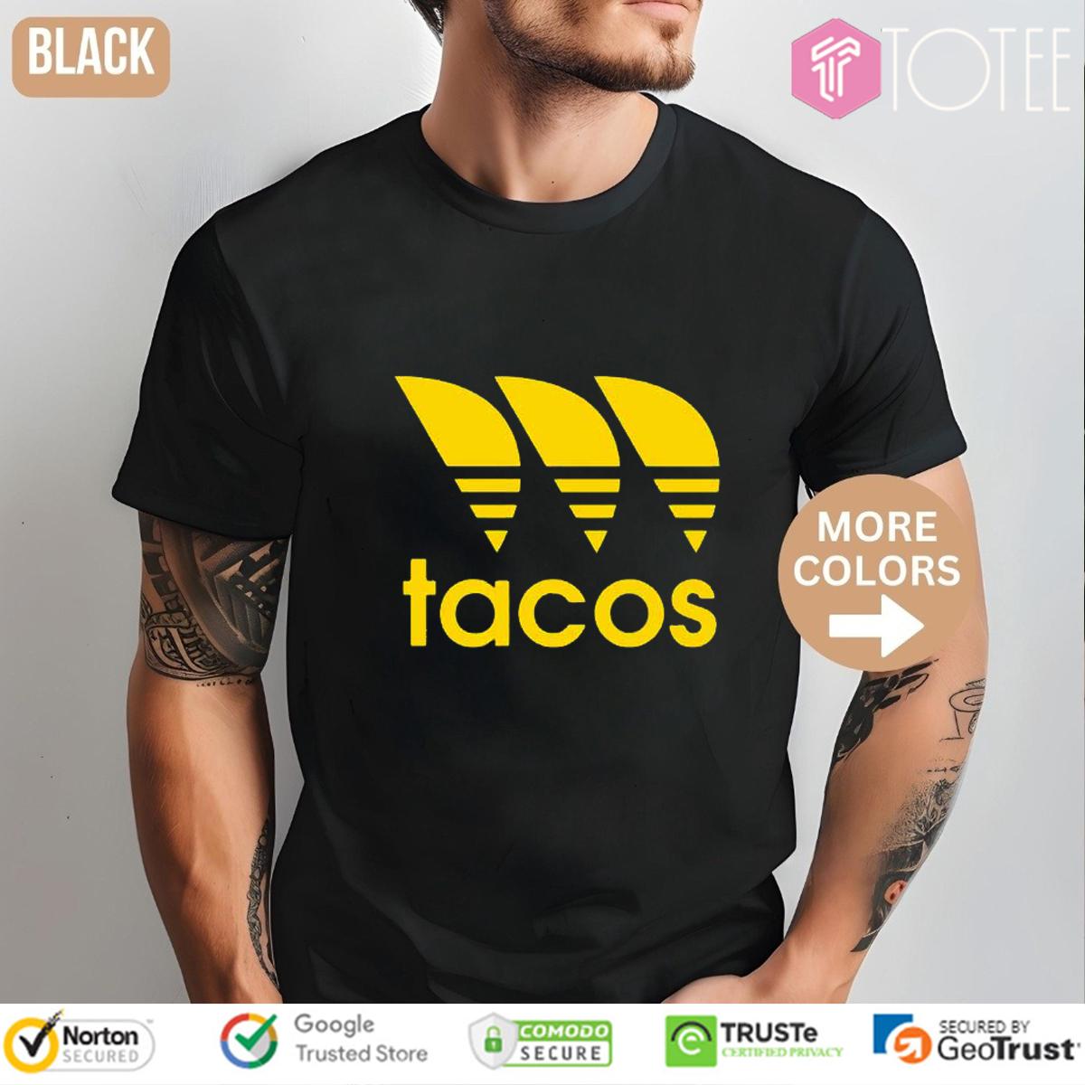 Tacos Parody Adidas Logo T-Shirt
