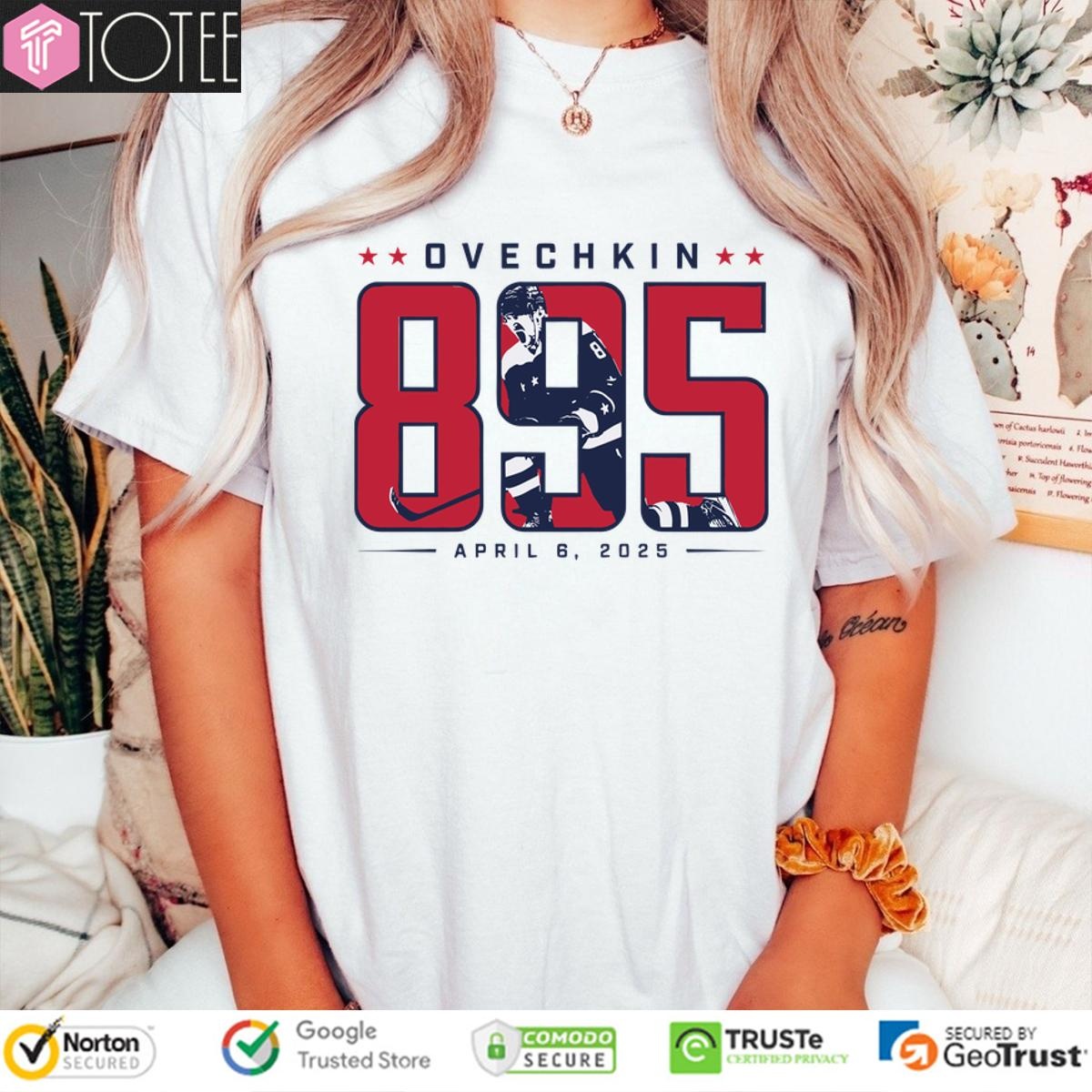 Alex Ovechkin Washington Capitals 895 Ovi T-shirt