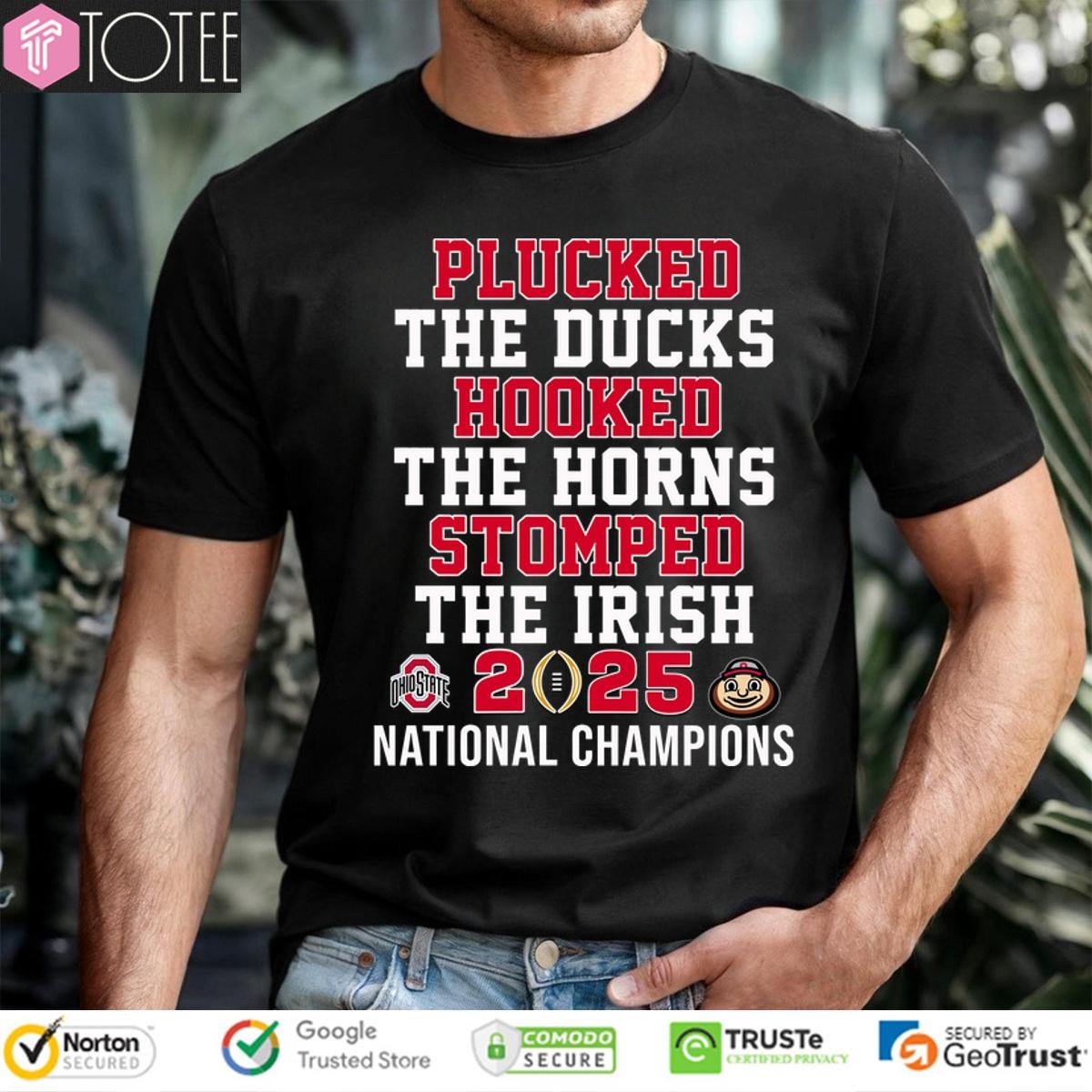 Ohio State Football How Bout Them Walked The Dogs Plucked The Ducks T-shirt