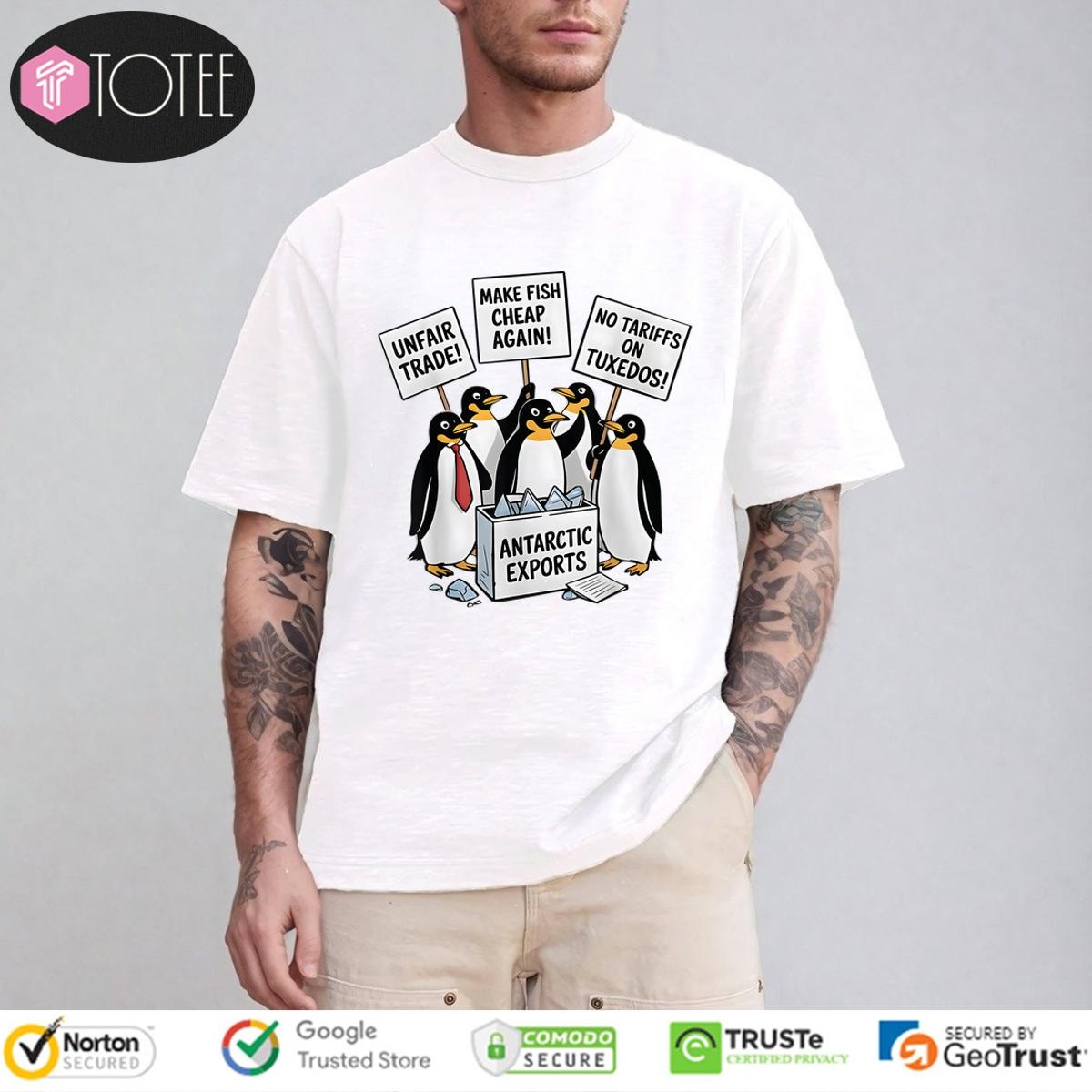 Penguins Against Tariffs: Best T Shirt Deals Today