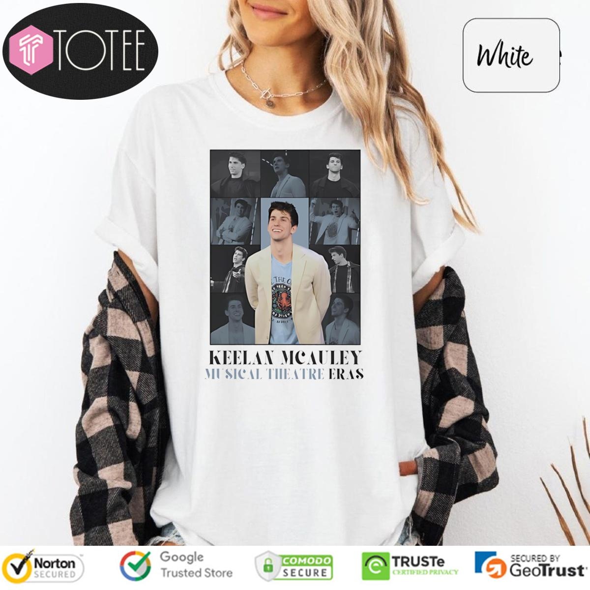 Keelan Mcauley Musical Theatre Era Parody Eras Tour t-shirt