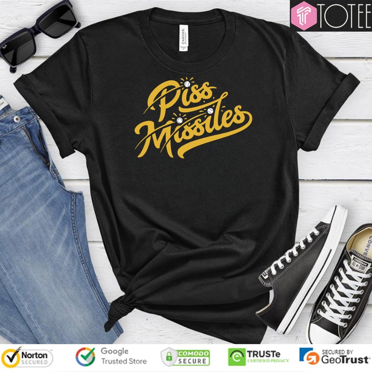 Piss Missiles Baseball T-shirt