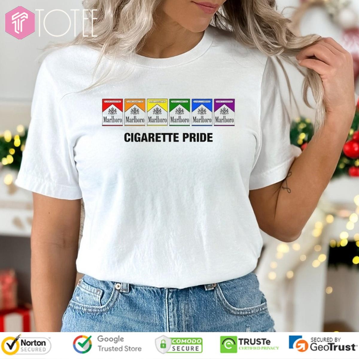 Marlboro Cigarette Lgbt Pride Rainbow Gay Colors T-shirt