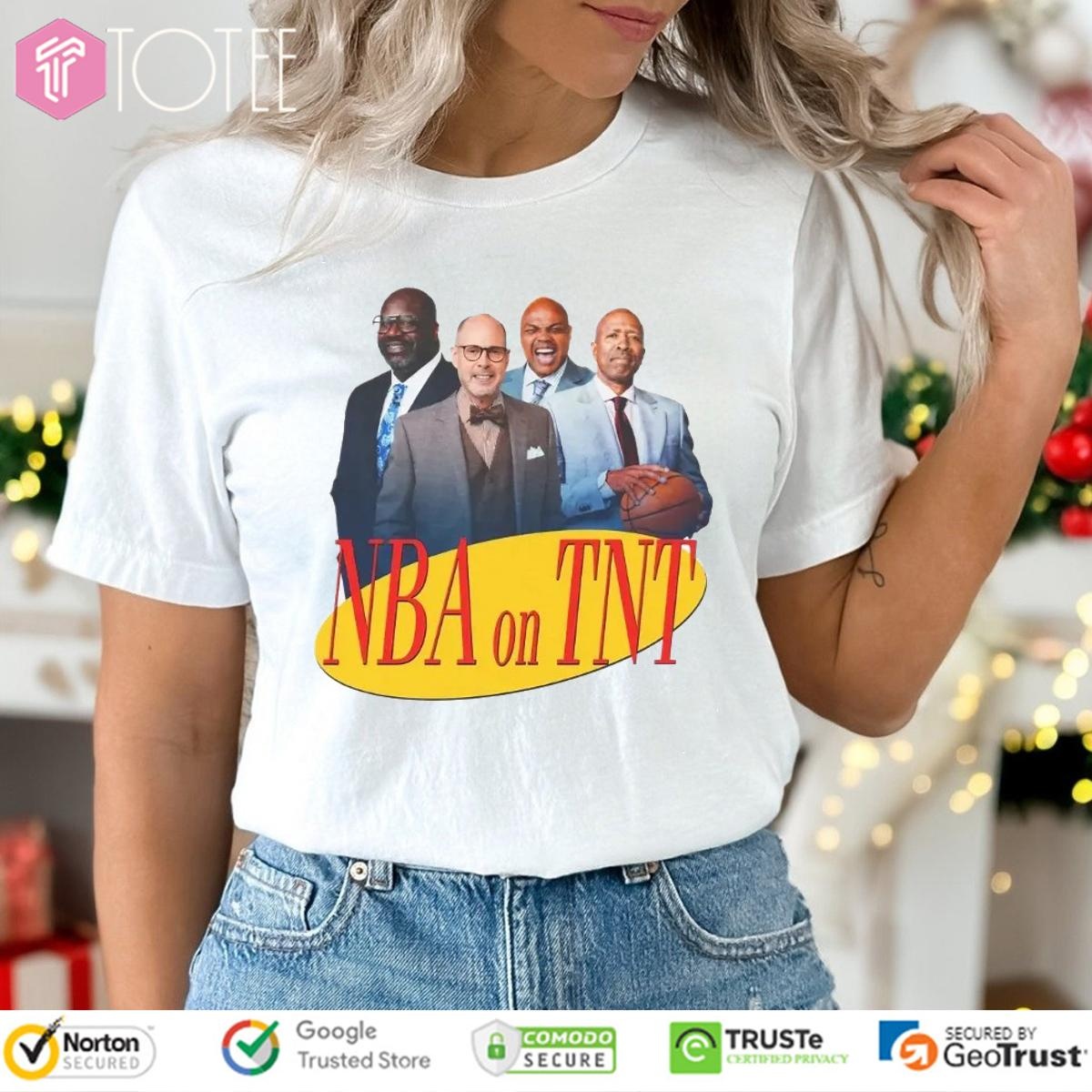 Nba On Tnt Basketball Tv Show Parody Seinfeld T-shirt
