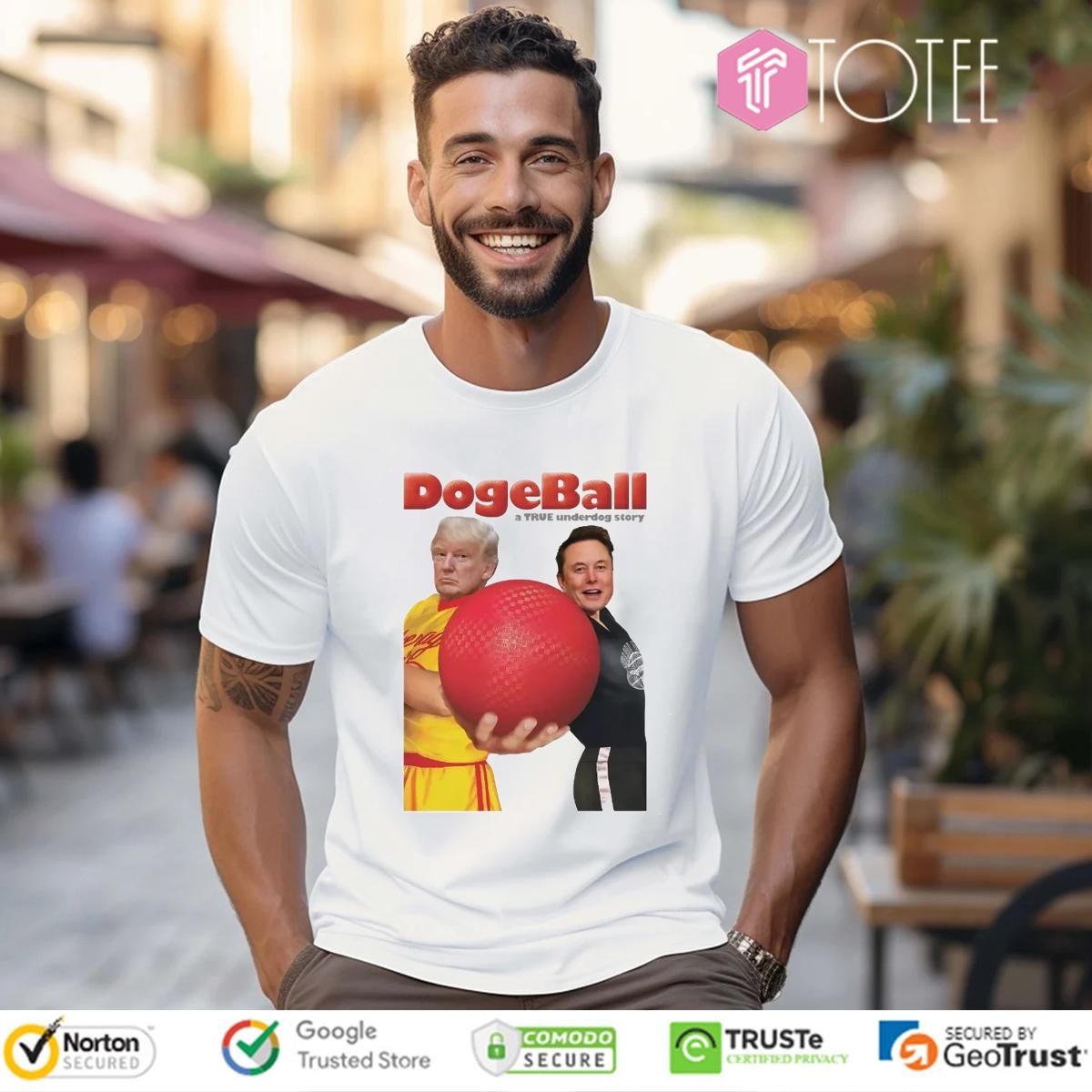 Elon Musk Vs Trump Dodgeball A True Underdog Story T-shirt