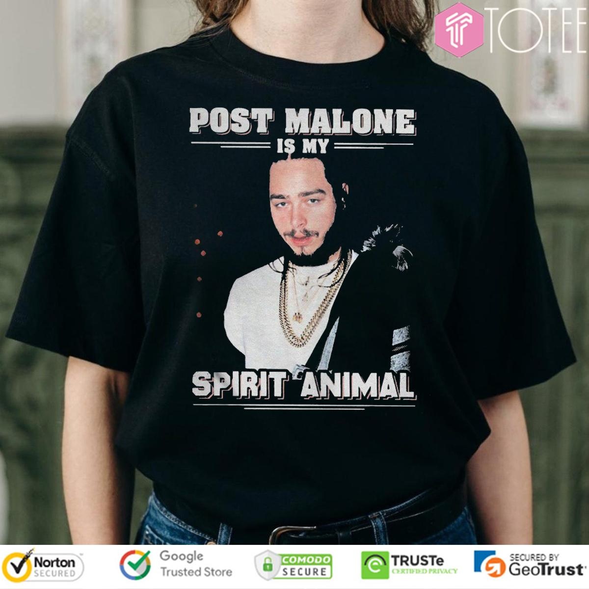 Post Malone Is My Spirit Animal T-shirt