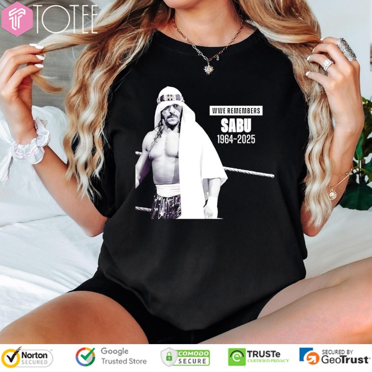Wwe Remember Sabu 1964-2025 T-shirt