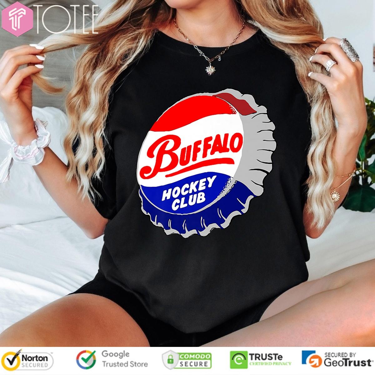 Beer Bottle Cap Buffalo New York Hockey Club T-shirt