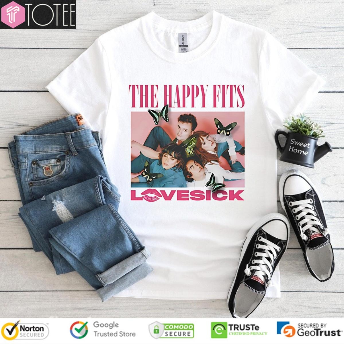 The Happy Fits Rock Band Lovesick T-shirt