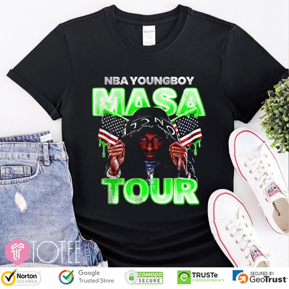 Nba Youngboy Masa Tour 2025 T-shirt