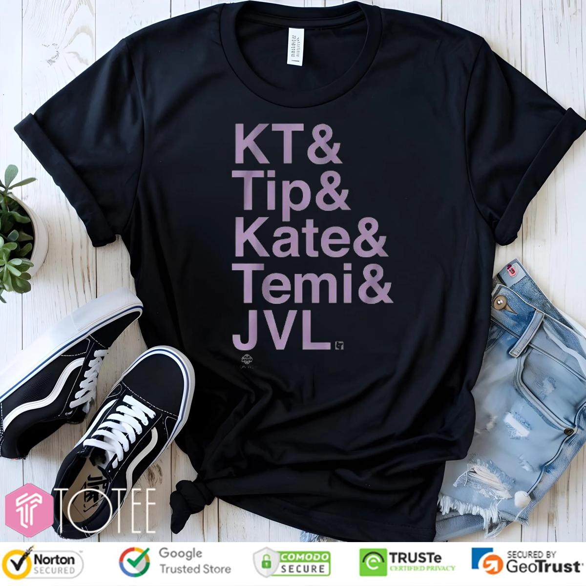 Golden State Valkyries Players Names Kt Tip Kate Temi Jvl T-shirt
