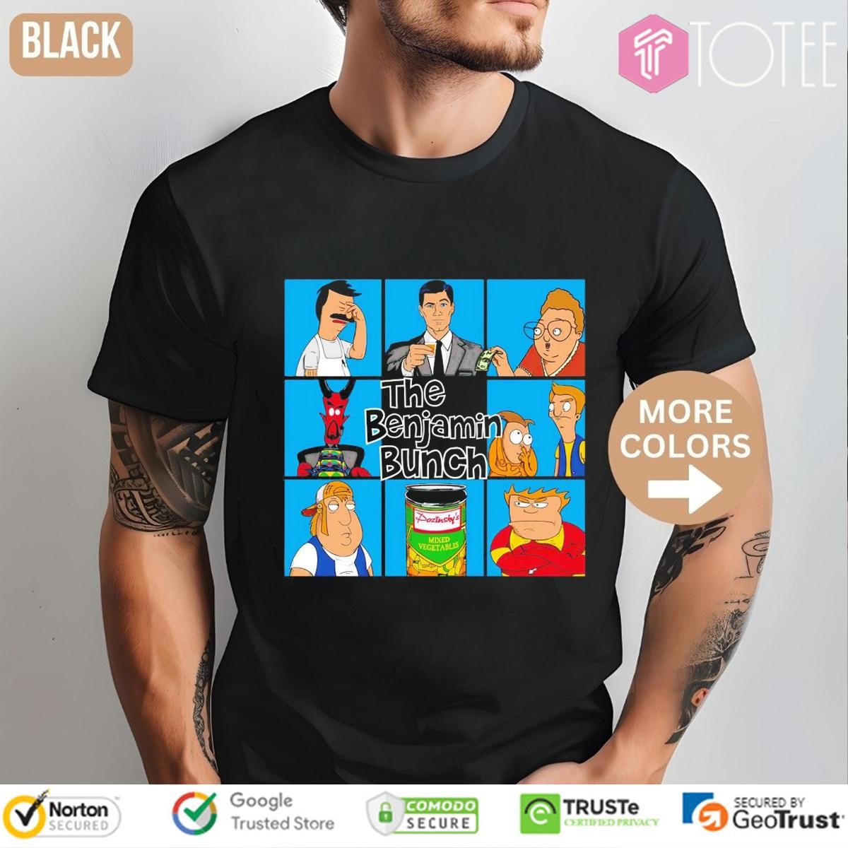 The Benjamin Bunch Cartoon Tv Shows T-shirt
