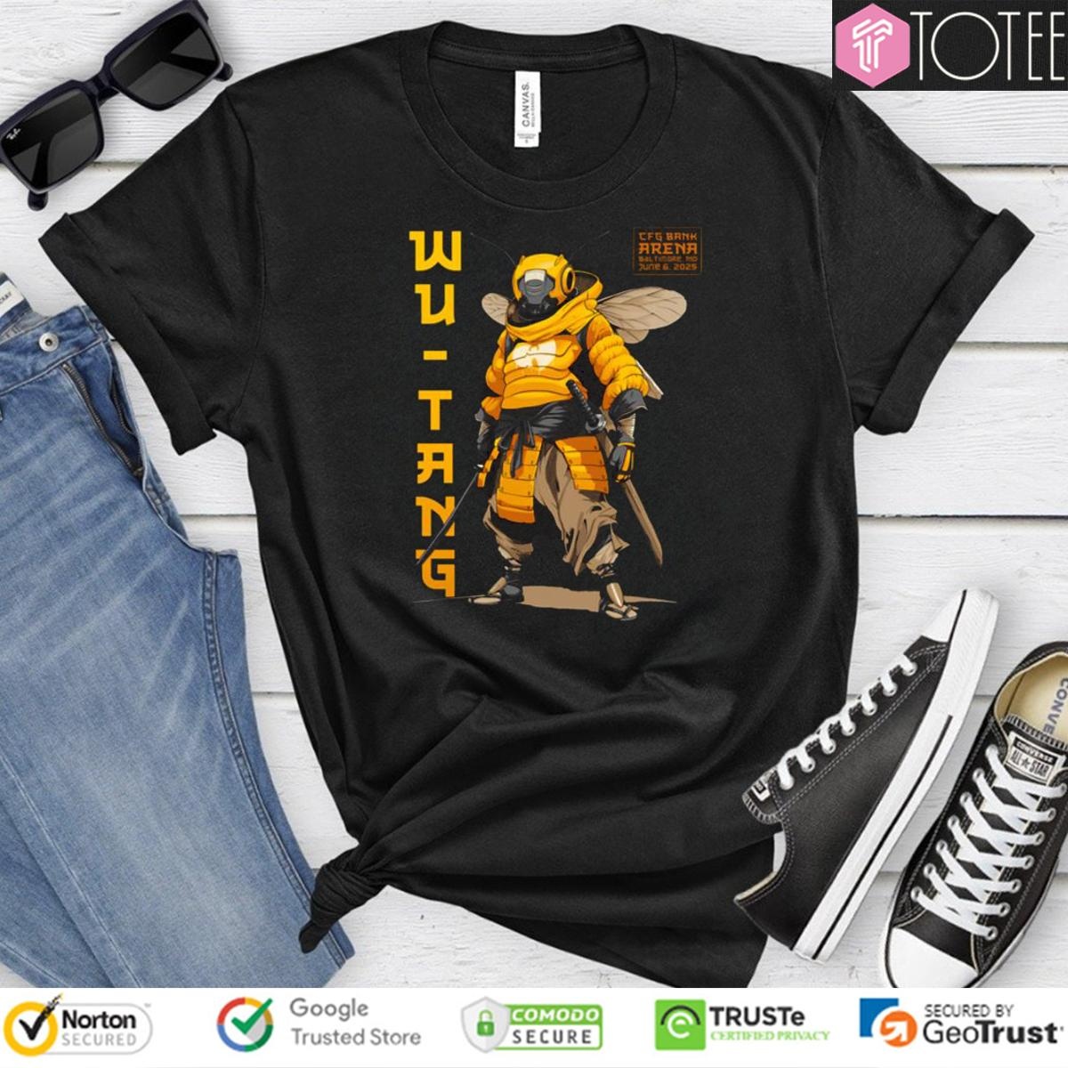 Bee Samurai Wu Tang Clan Baltimore June 6Th 2025 T-shirt