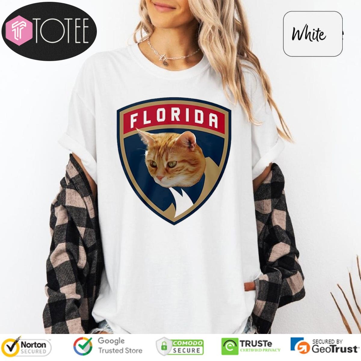 Paul Maurice His Cats Parody Florida Panthers Logo T-shirt