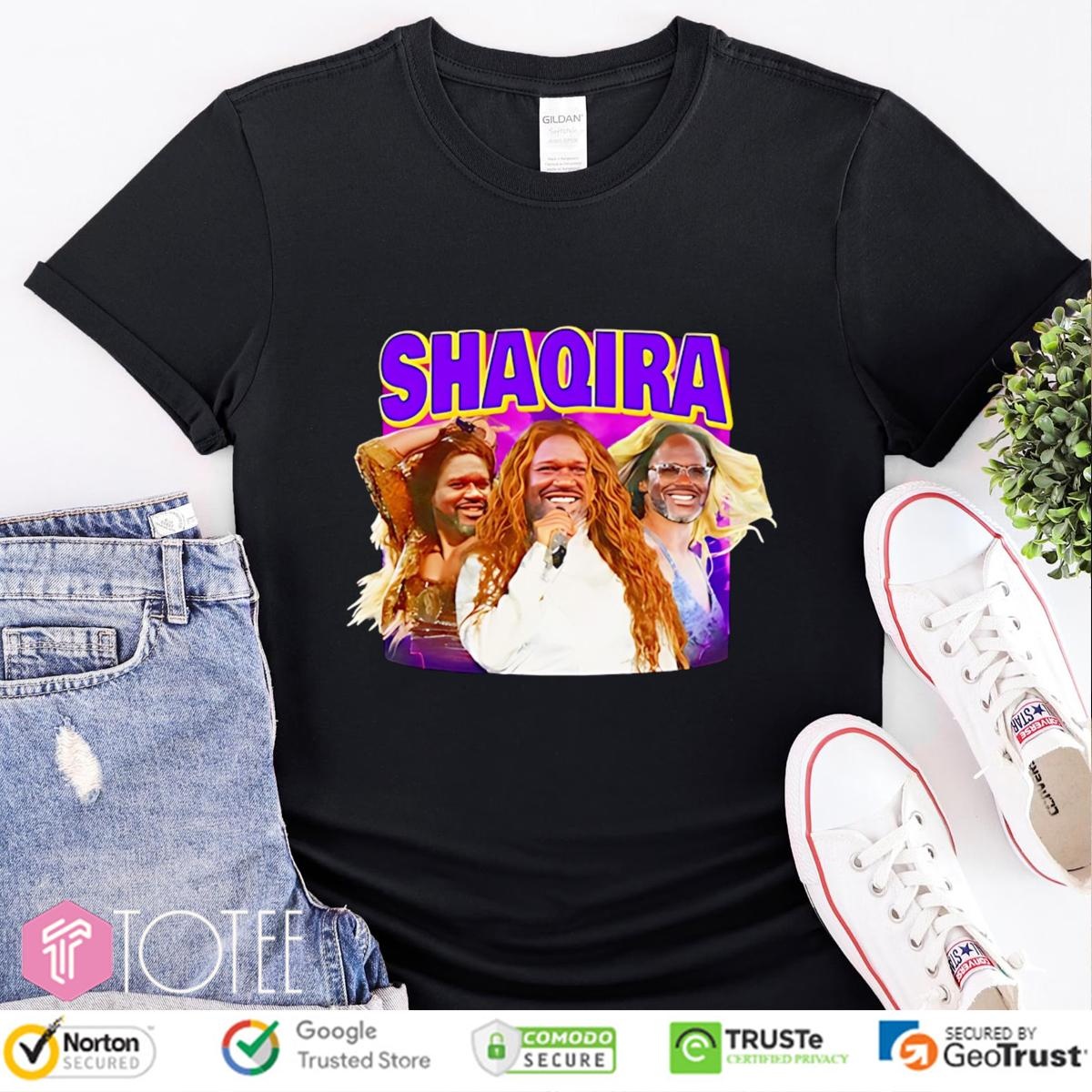 Trendfits Shaqira Graphic Vintage Bootleg T-shirt