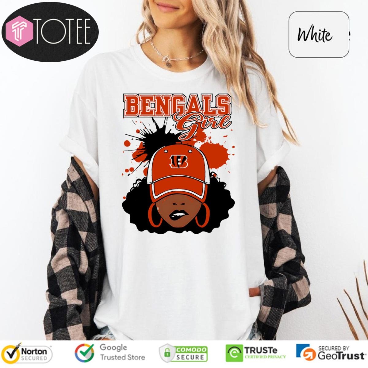 Cincinnati Bengals African Girl T-shirt
