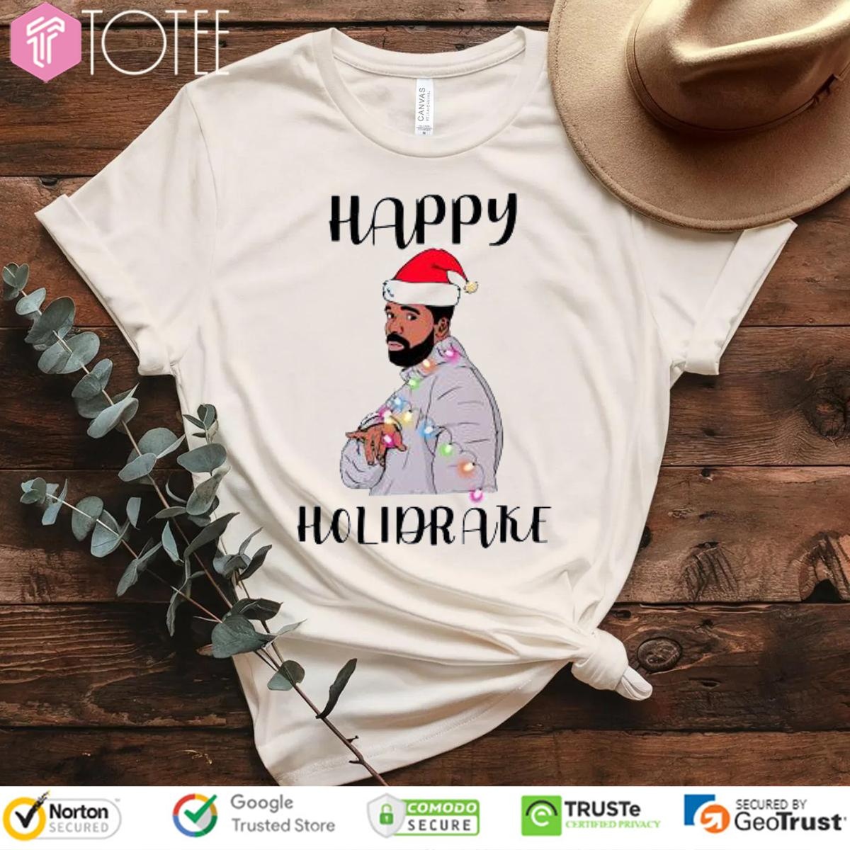 Happy Holidrake Parody Drake Happy Christmas Holiday T-shirt