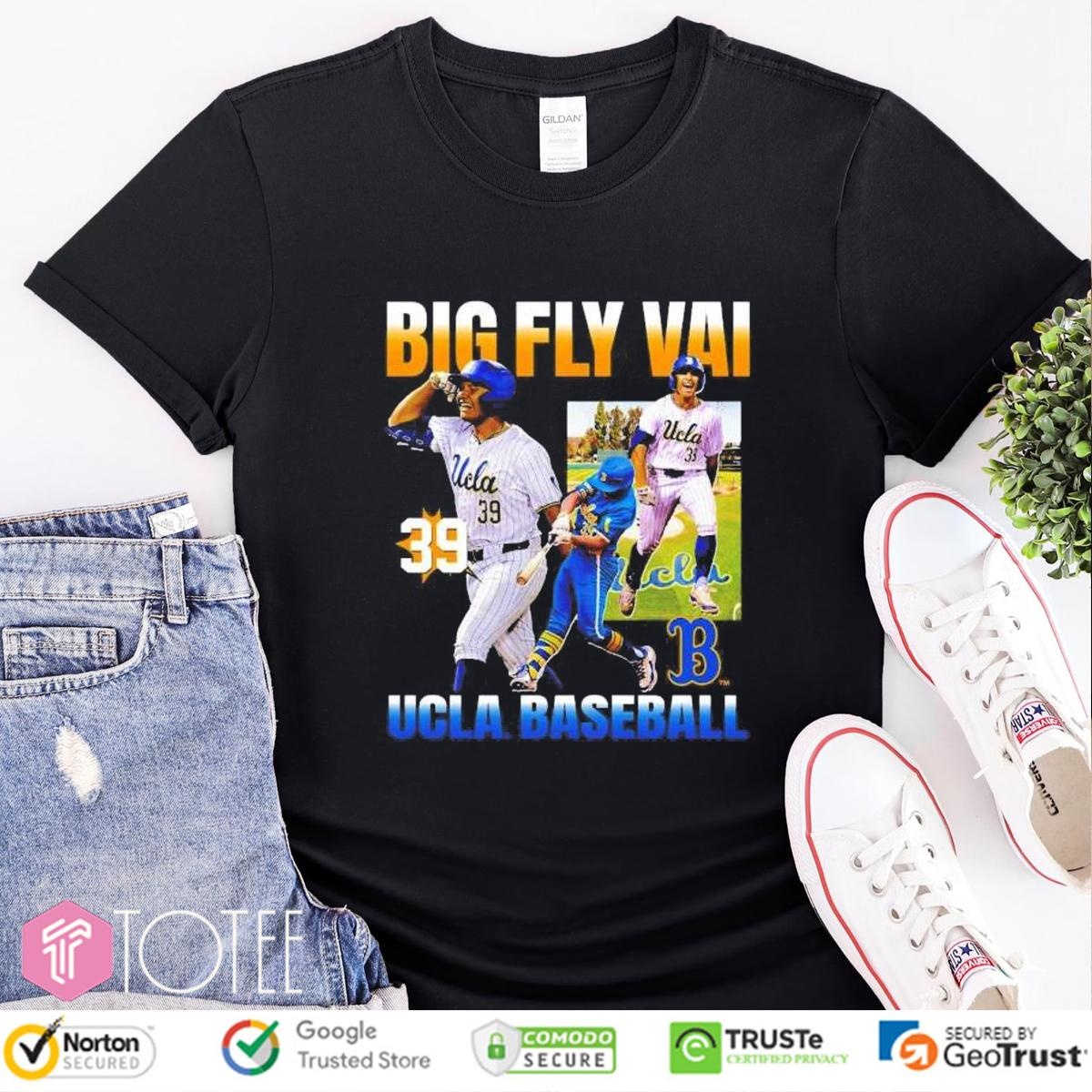 Mulivai Levu 90S Big Fly Vai Ucla Bruins Baseball Shirt