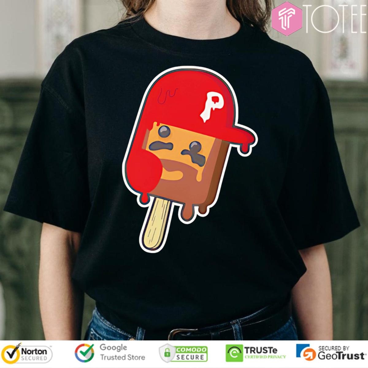 Bryce Pop Ice Cream Baseball Parody Bryce Harper Philadelphia Phillies T-shirt