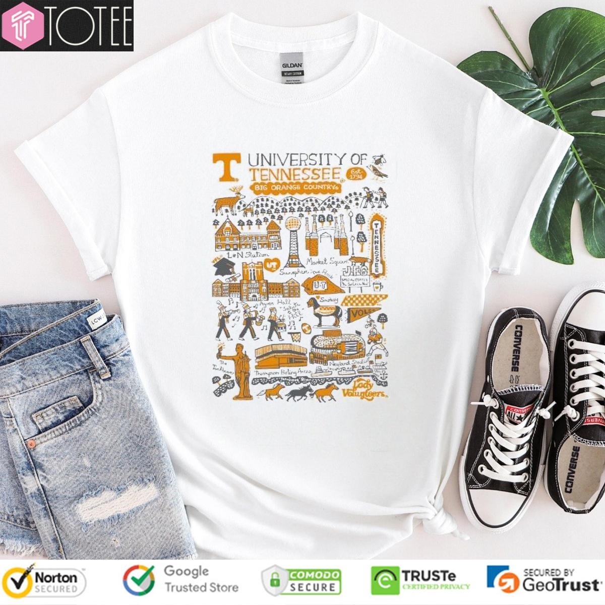 University Of Tennessee Art Illustration T-shirt